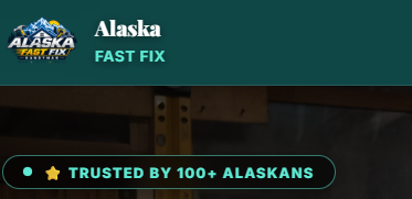 Alaska Fast Fix Handyman website preview